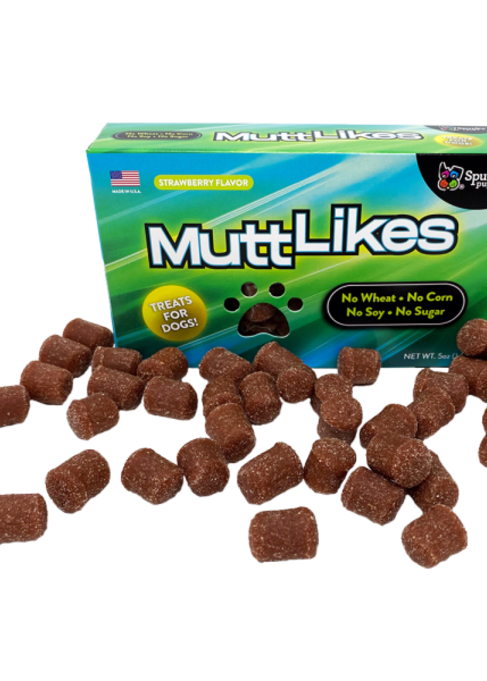 Spunky Pup Mutt Likes Treats Strawberry Flavour 5oz