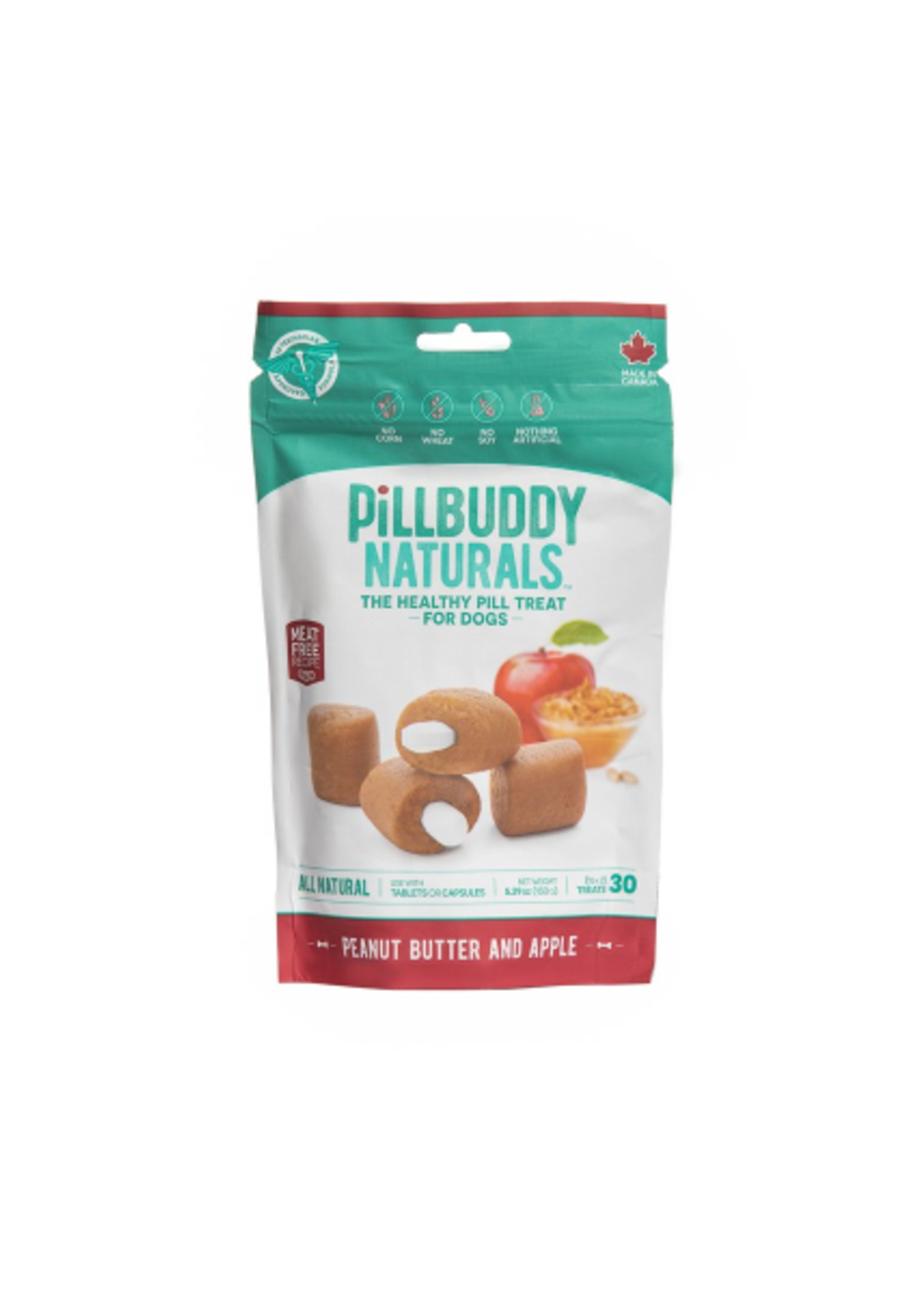 Pill Buddy Pill Buddy Naturals Peanut Butter and Apple 150g 30ct