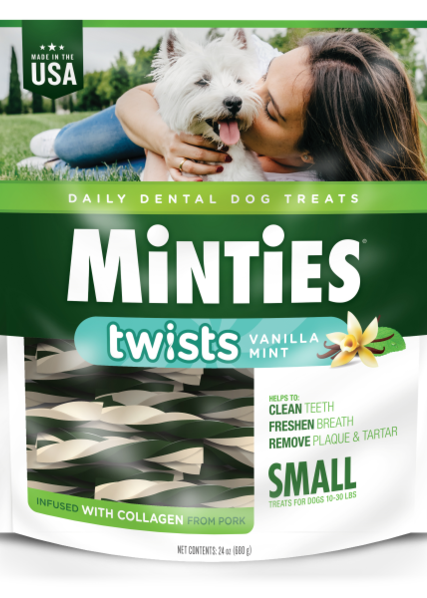 Minties Dental Twists- Small 24oz