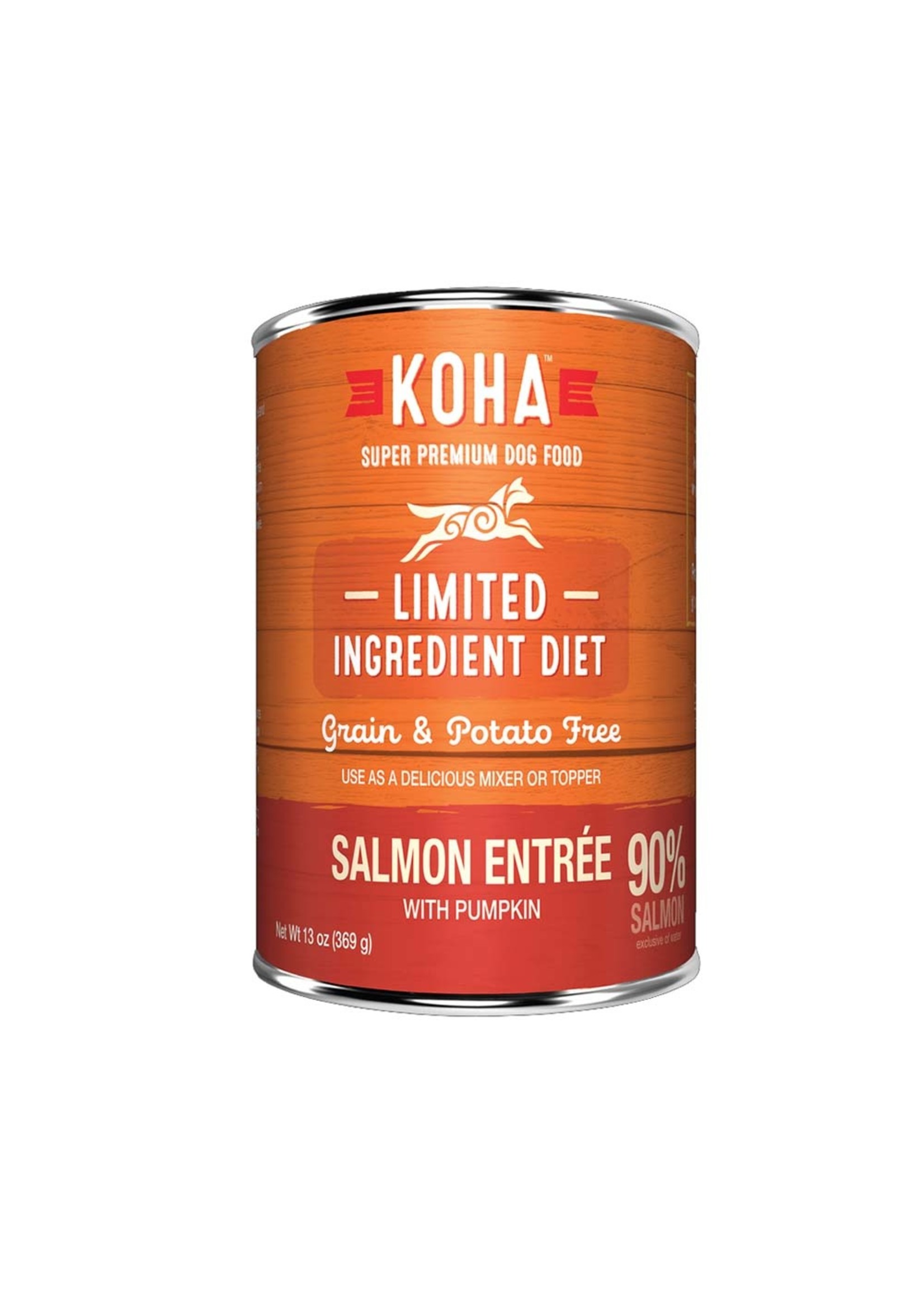 Koha Koha Dog High Protein Diet 90% Salmon w/ Pumpkin 13oz