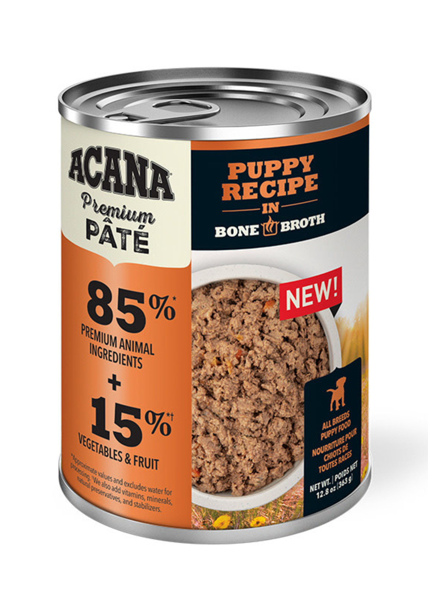 Acana Dog Puppy Recipe in Bone Broth 363g