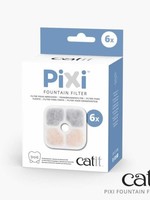 CatIt Catit Pixi Fountain Cartridge, 6-pack