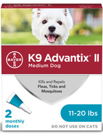 K9 Advantix ll K9 Advantix II Medium Dog 2d Dose x1.0ml