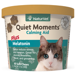 NaturVet Soft Chew Quiet Moments + Melatonin 60CT / Cat