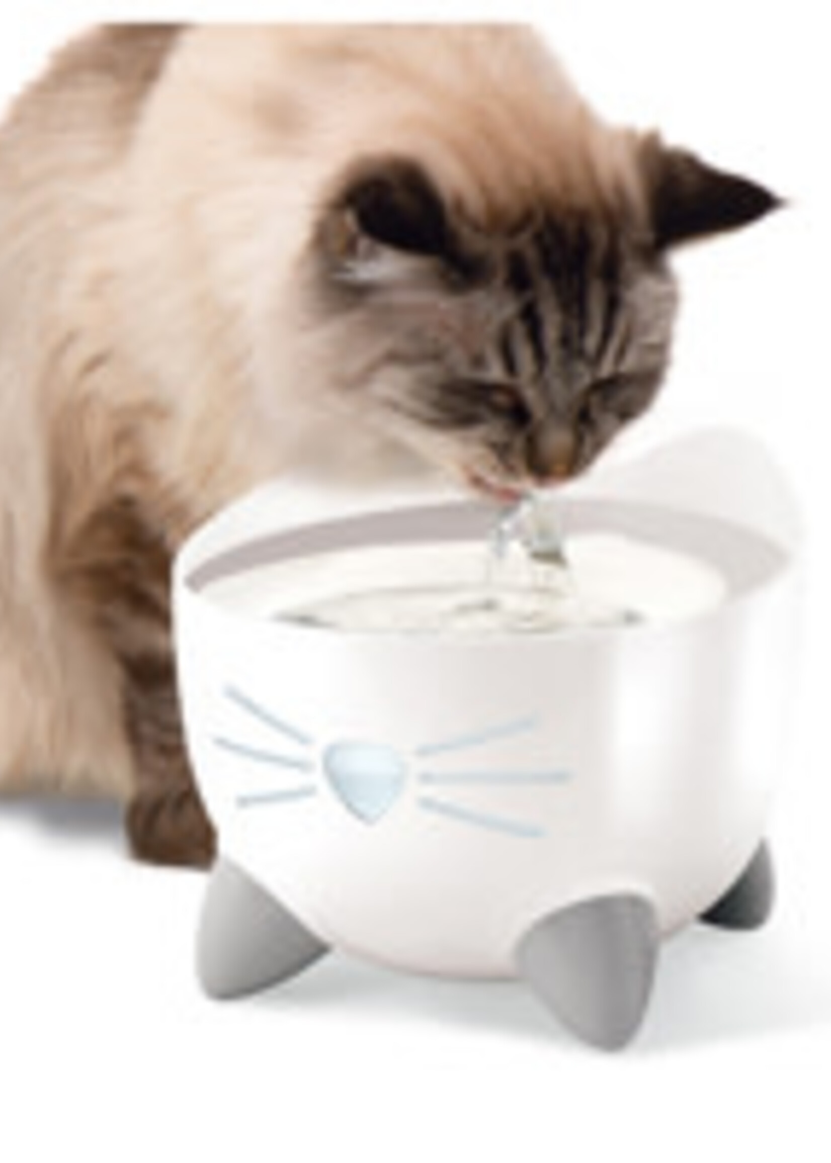 CatIt Catit Pixi Fountain, White with SS Top