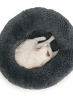 CatIt Catit Fluffy Bed - Dark Grey - 60 cm (20 in) diameter