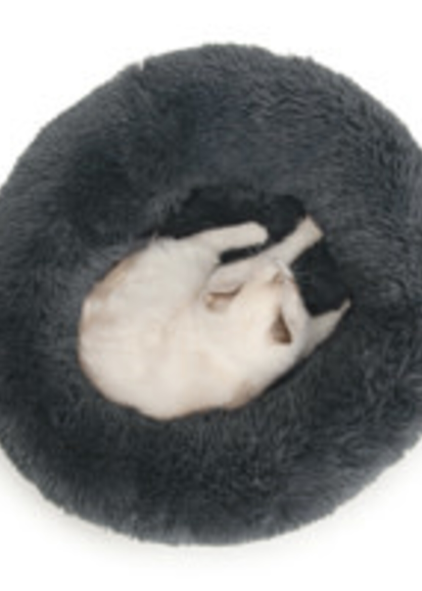 CatIt Catit Fluffy Bed - Dark Grey - 60 cm (20 in) diameter