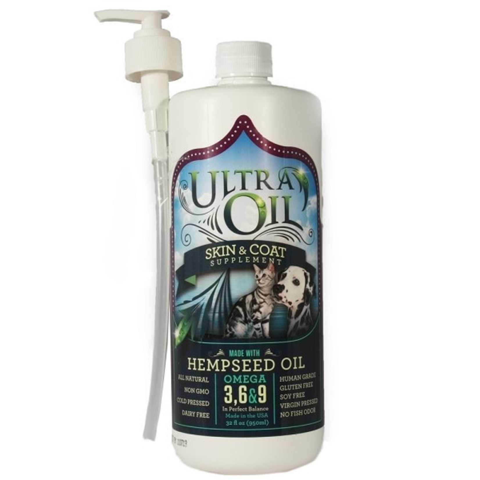 Ultra Oil Ultra Oil Skin & Coat Supplements 32 oz