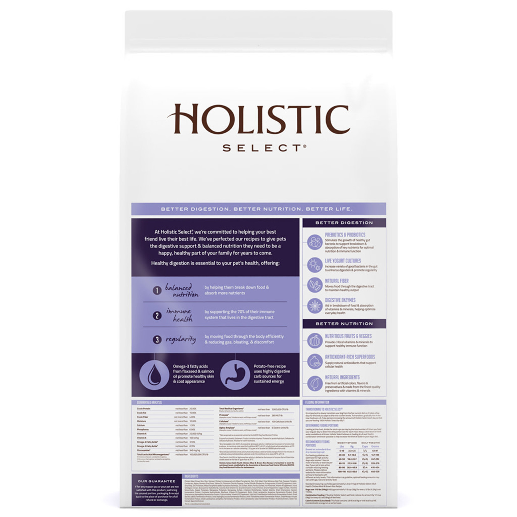 Holistic Select Holostic Select Chicken Meal & Brown Rice Recipe 30LB **Sp Ord**