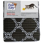Fresh Kitty Foam Litter Mat Jumbo Black & White 40x25"