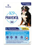K9 Praventa PR K9 Praventa 360, XL Dogs, 3 Tubes
