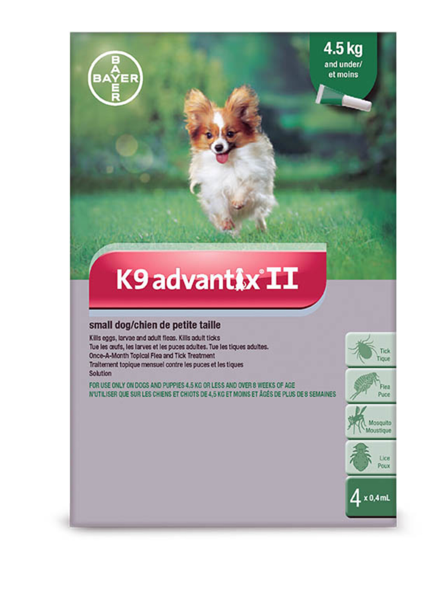 K9 Advantix ll K9 Advantix II Medium Dog 2d Dose x1.0ml