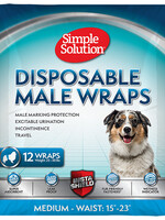 Simple Solutions Disposable Male Wrap Medium