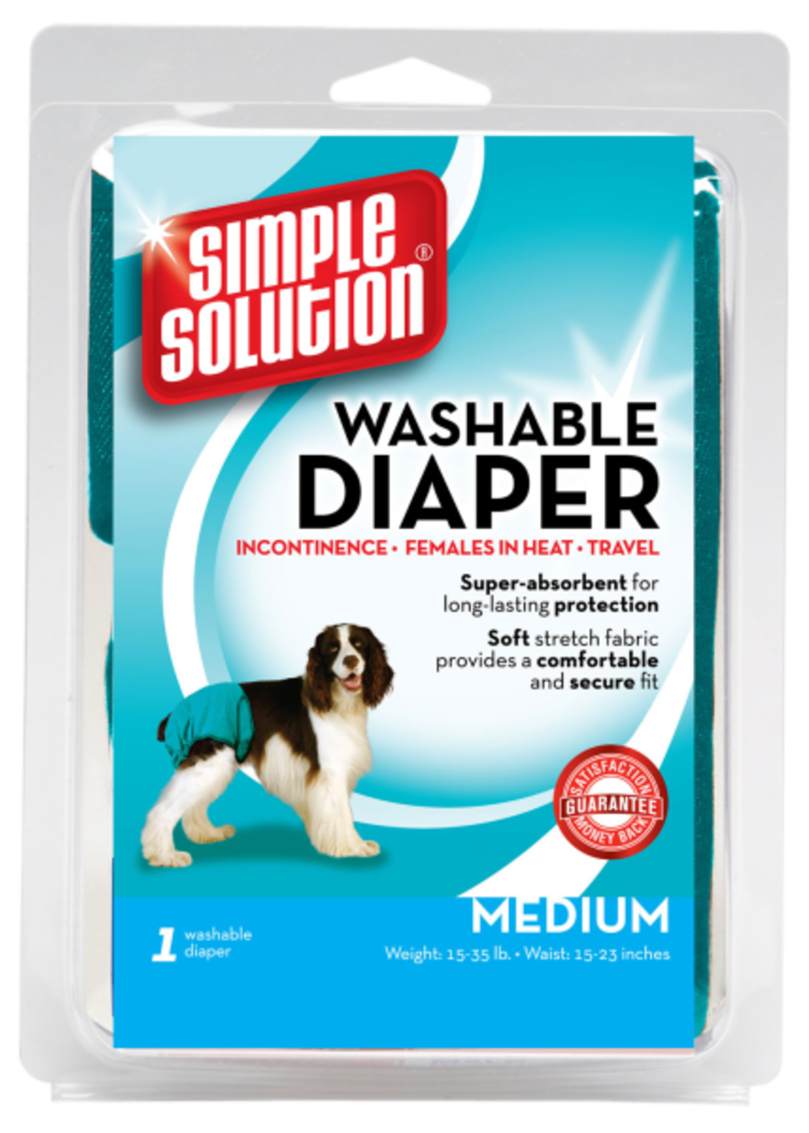 Simple Solutions Simple Solution Washable Female Diaper Medium