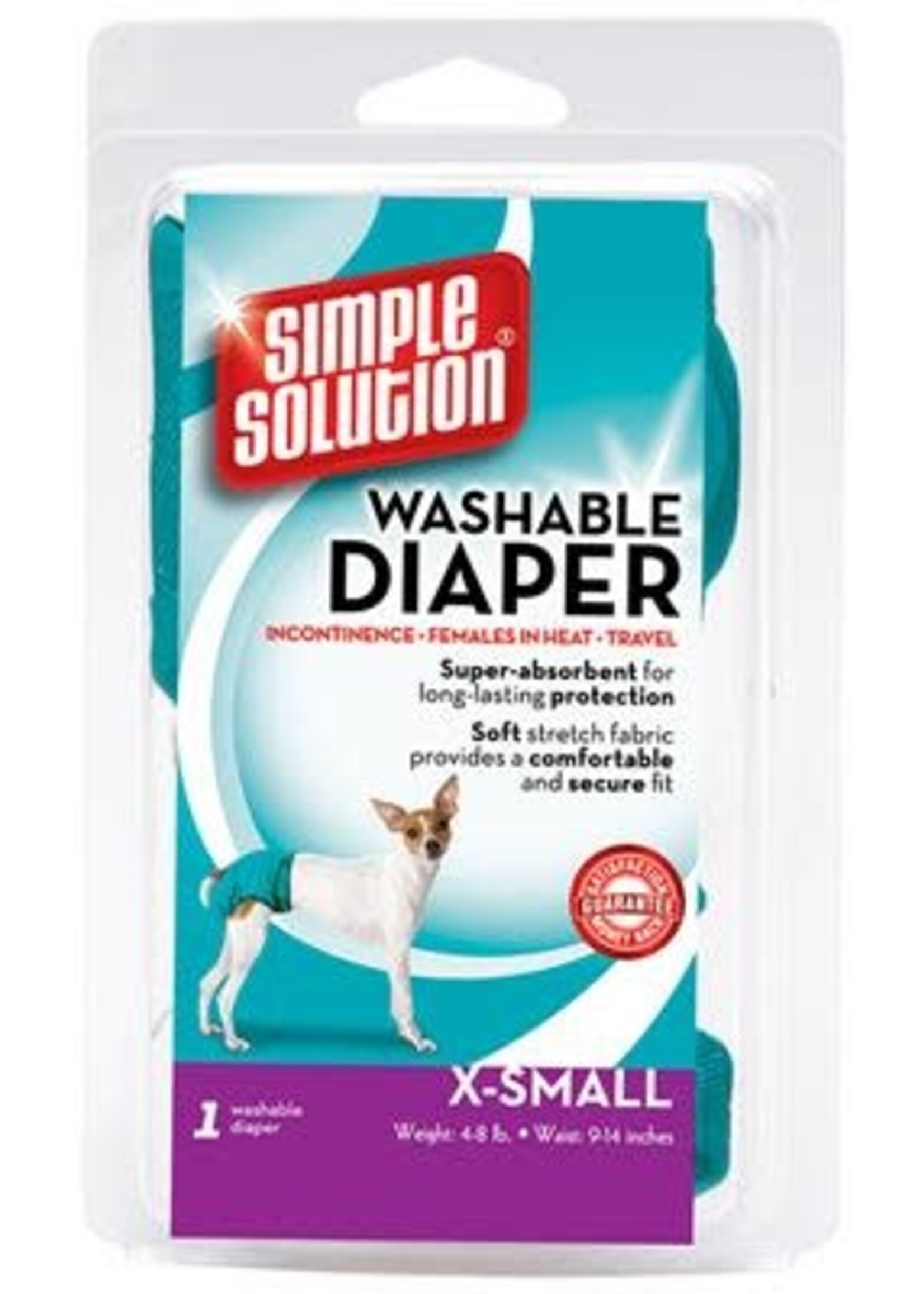 Simple Solutions Washable Female Diaper XSmall DISCONTINUED