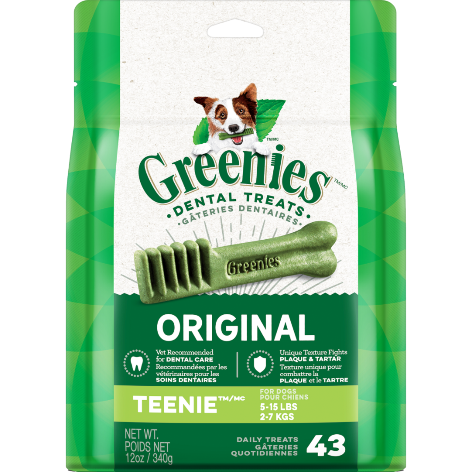 Greenies Greenies Original Teenie 43CT / 12OZ