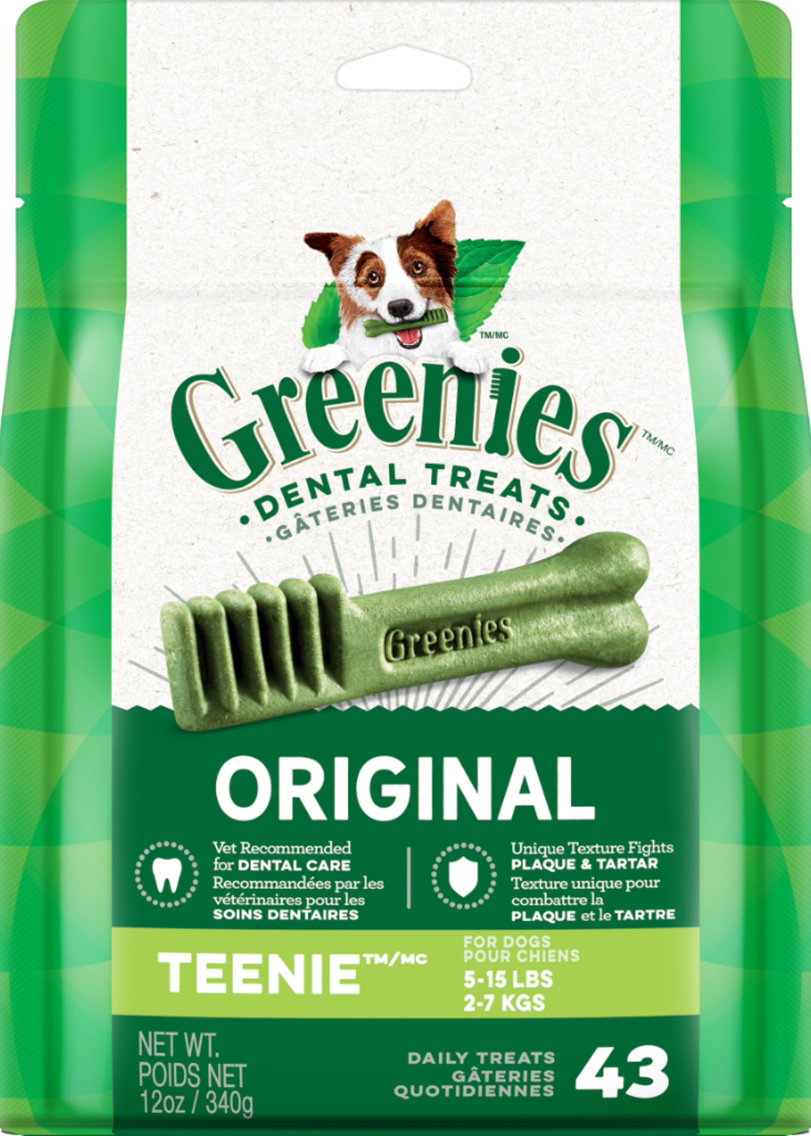 Greenies Greenies Original Teenie 43CT / 12OZ