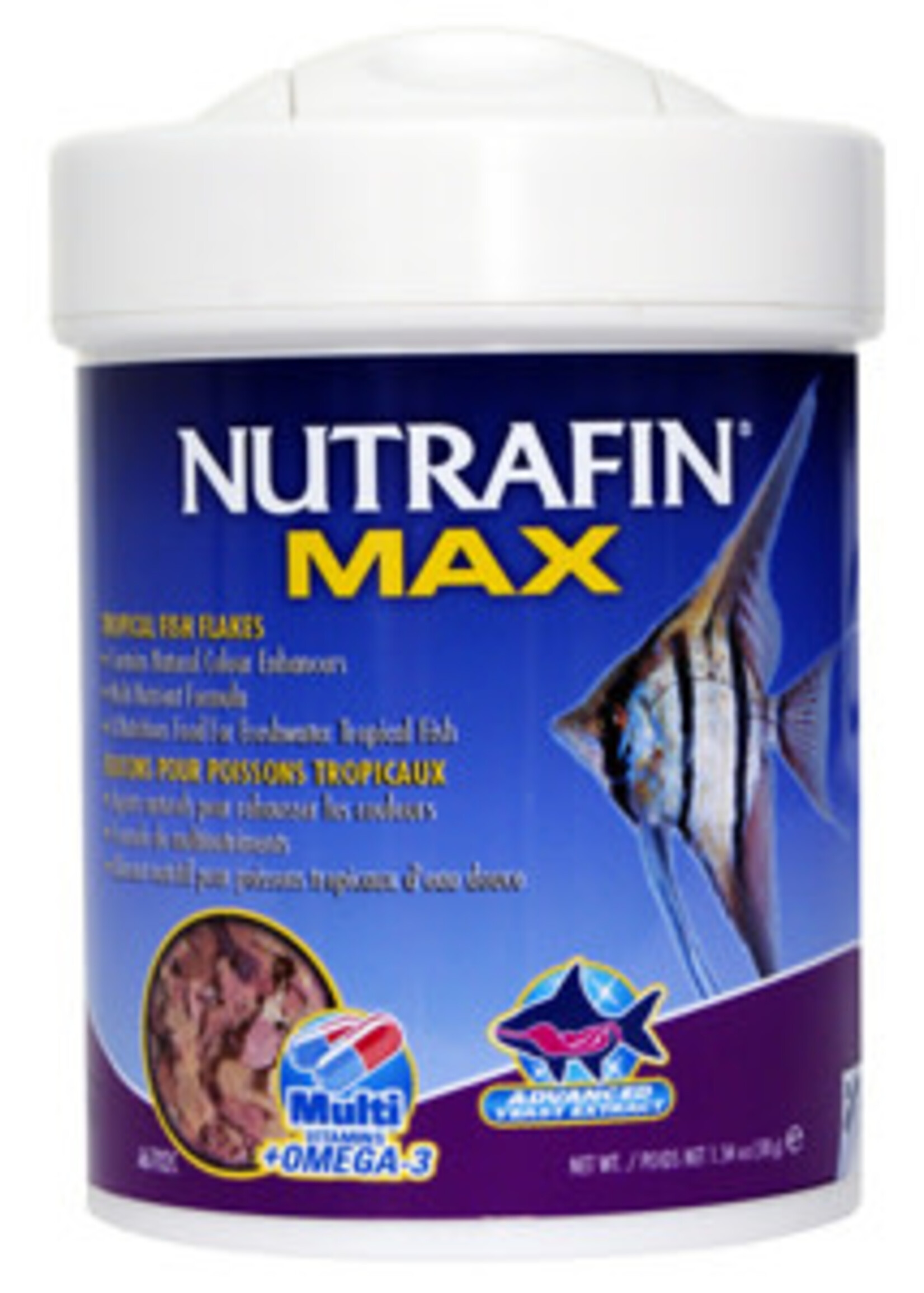 Nutrafin Nutrafin Max Tropical Fish Flakes 38 g (1.34 oz)