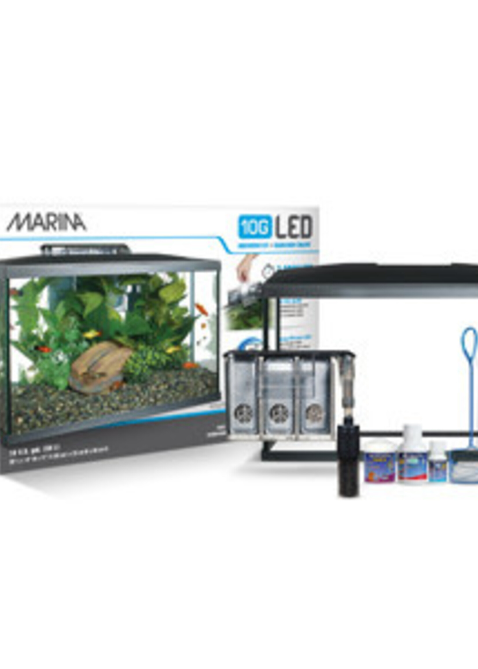Marina 10G (10 Gal.) LED Aquarium Kit