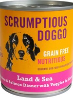Scrumptious Scrumptious Doggo - Land & Sea Chicken & Salmon Dinner