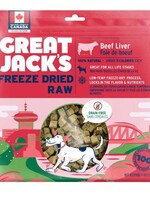 Great Jacks Great Jacks Freeze-Dried Treat & Food Topper - Beef Liver - 198g