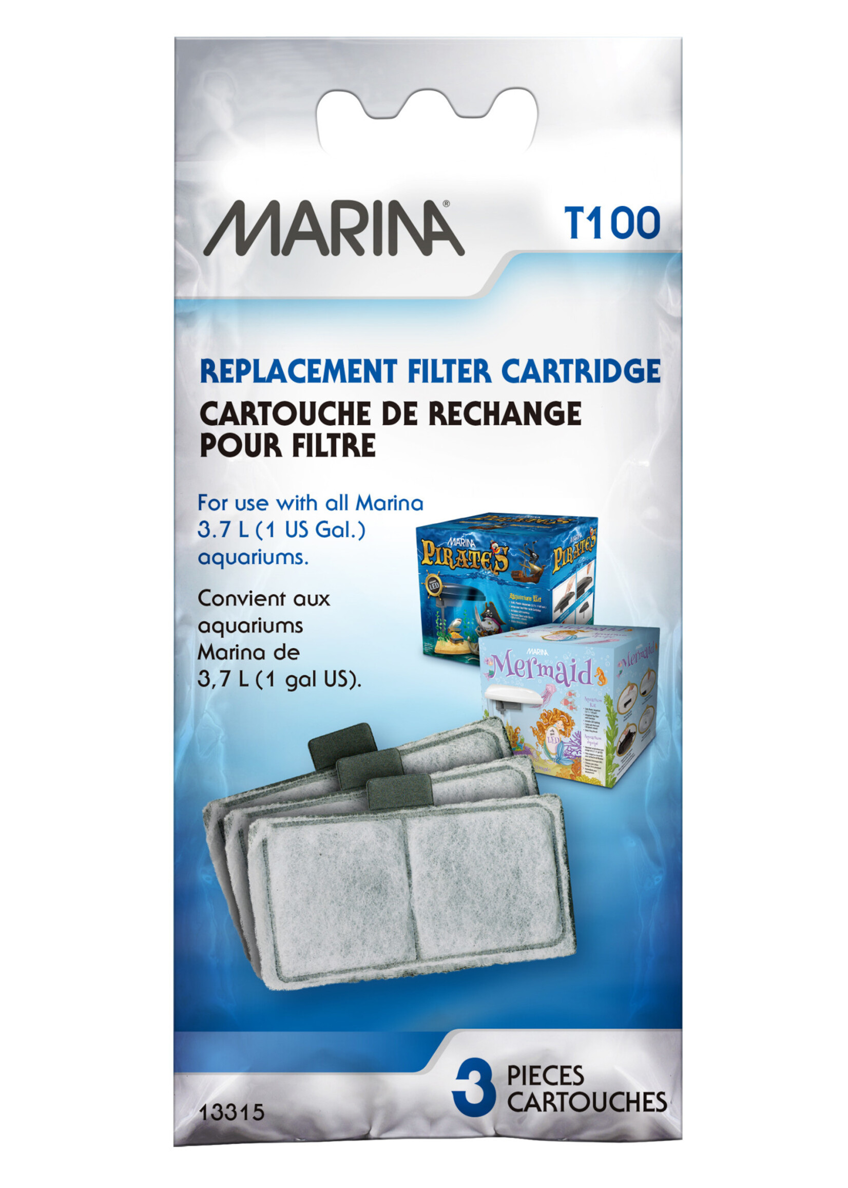 Marina Top Filter Replacement Cartridge, 3 pack
