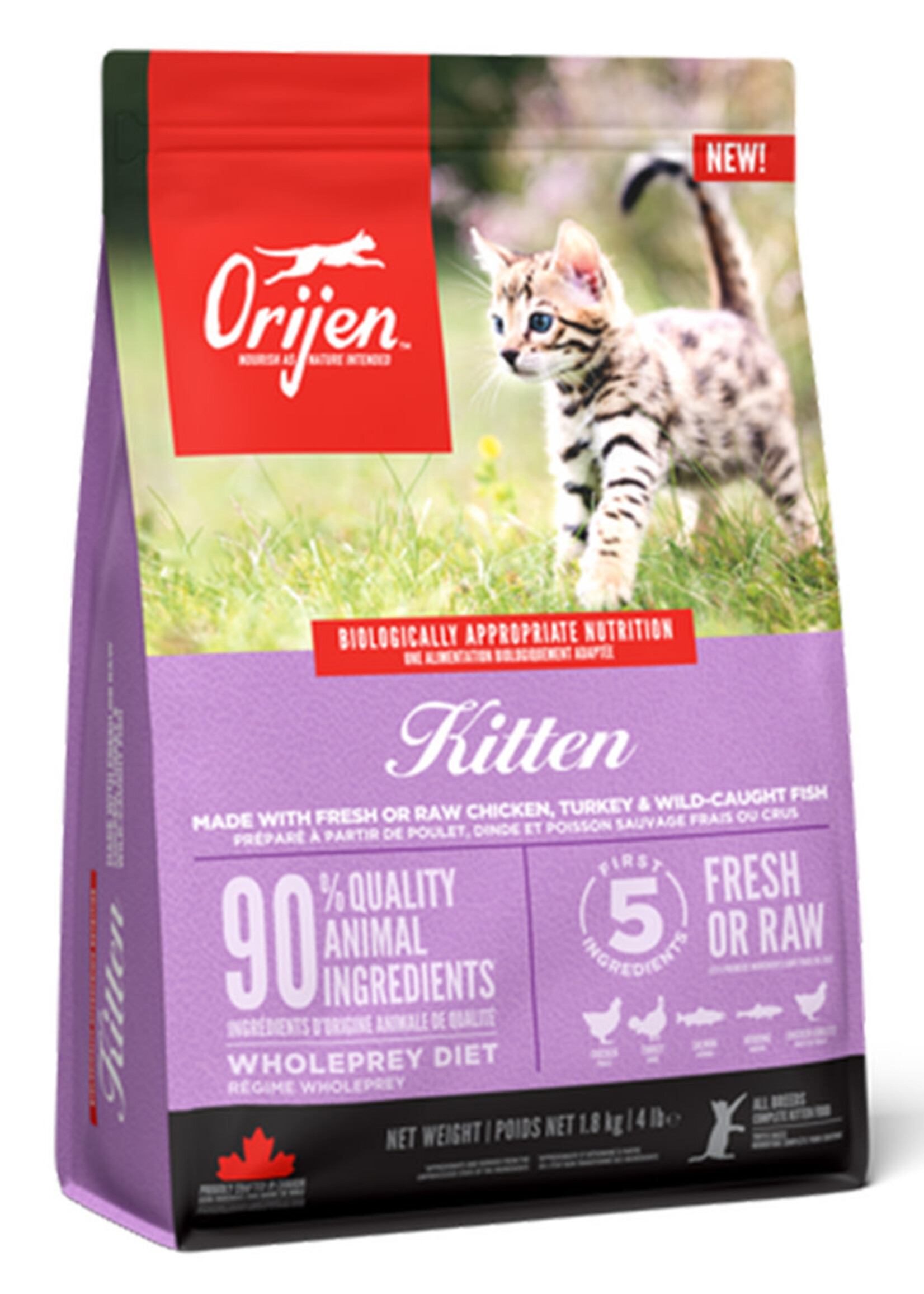 Orijen Cat OR Kitten Food 1.8kg