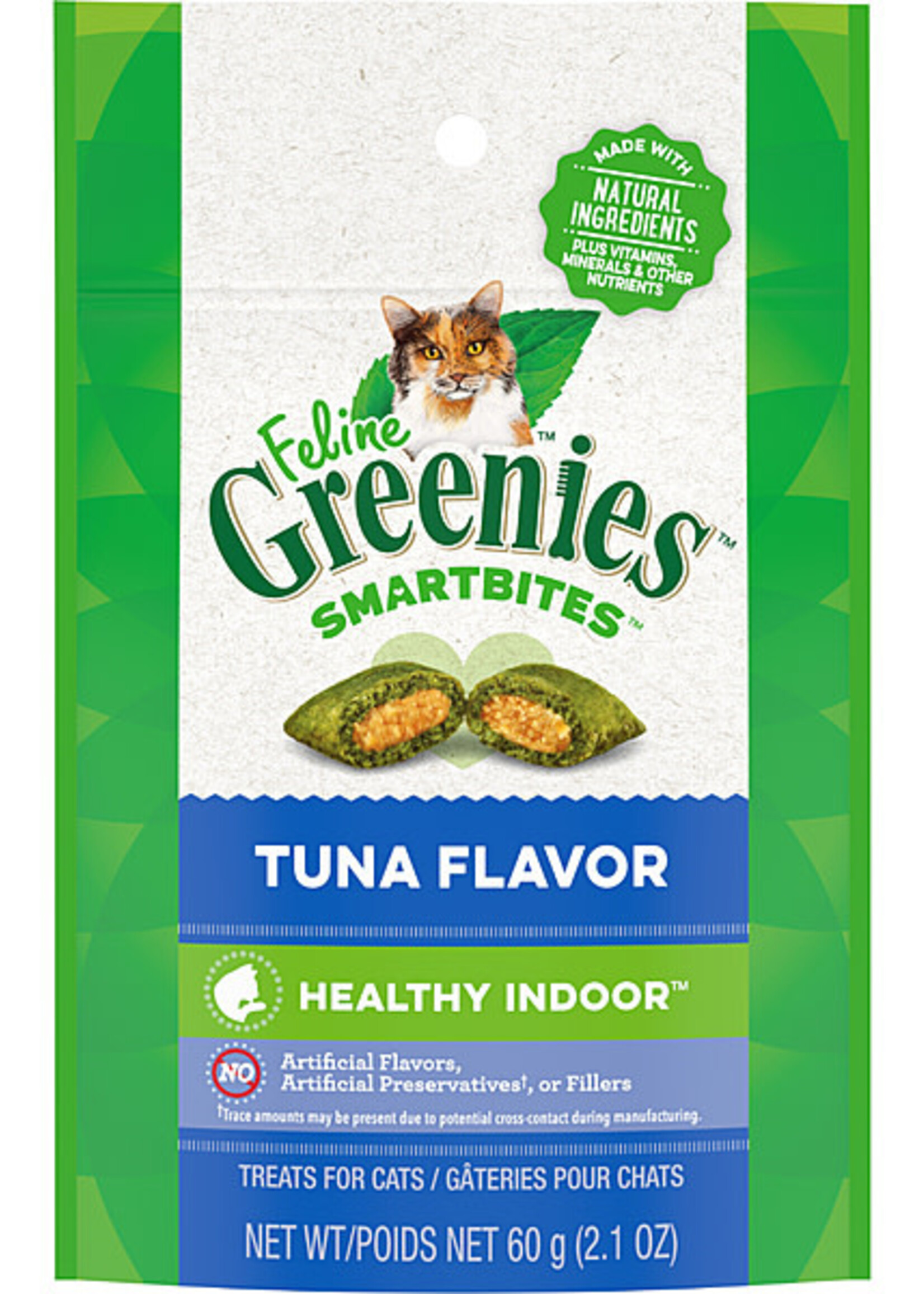 Greenies Smartbites Healthy Indoor Tuna 2.1OZ  |Cat