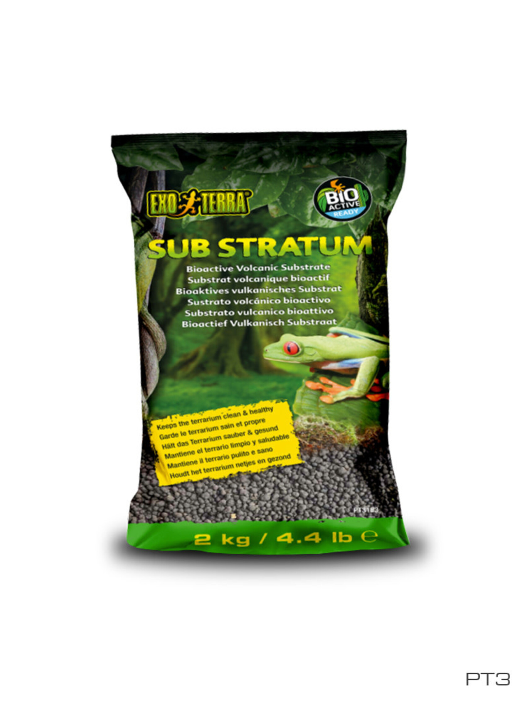 Exo Terra Sub Stratum - Bioactive Volcanic Substrate - 2 kg (4.4 lb)