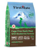 First Mate FirstMate Cat LID GF Cage Free Duck with Blueberries 10 lb **Special Order**