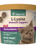 NaturVet L-Lysine Cat Soft Chew - 60 count