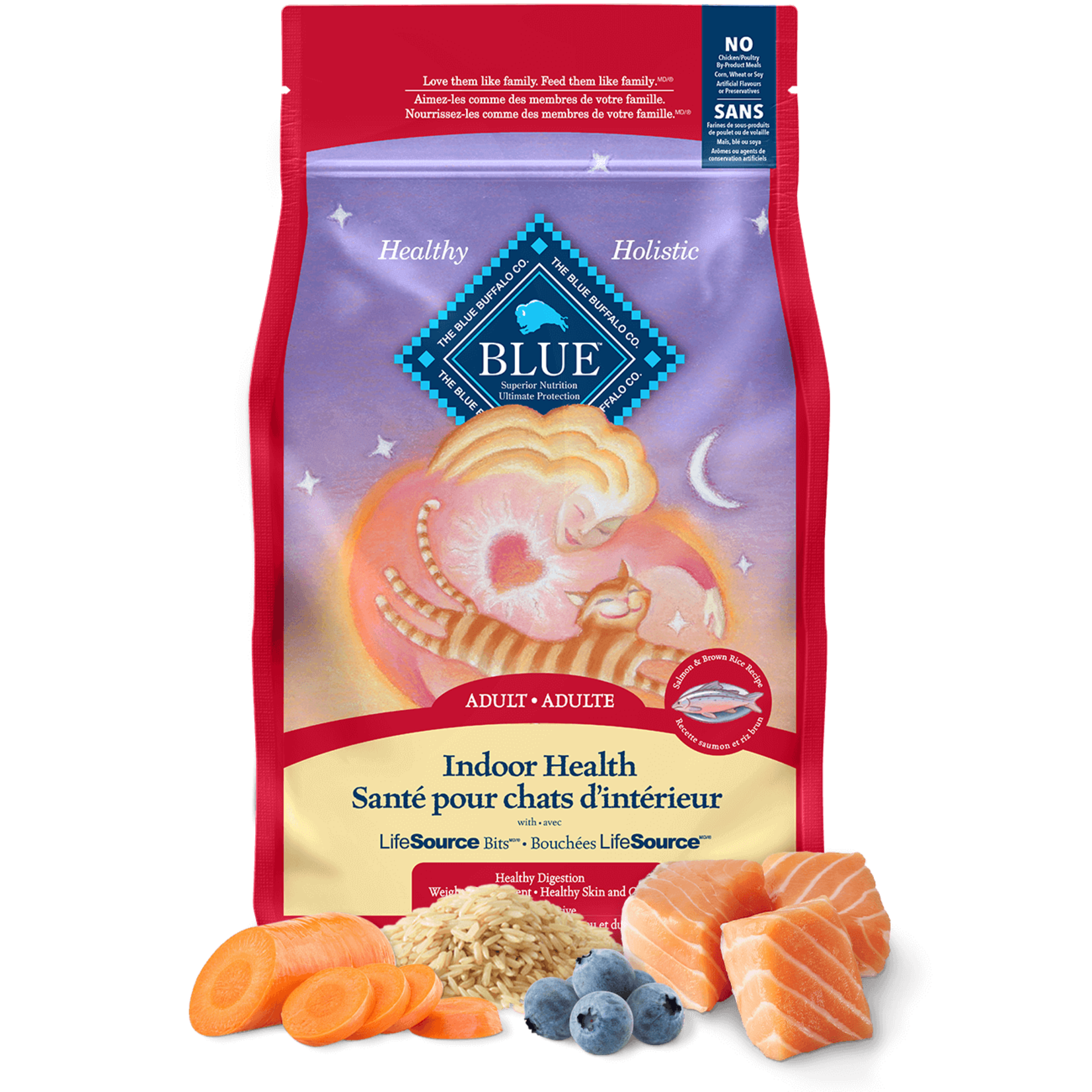 Blue Buffalo Adult Indoor Health Salmon & Brown Rice