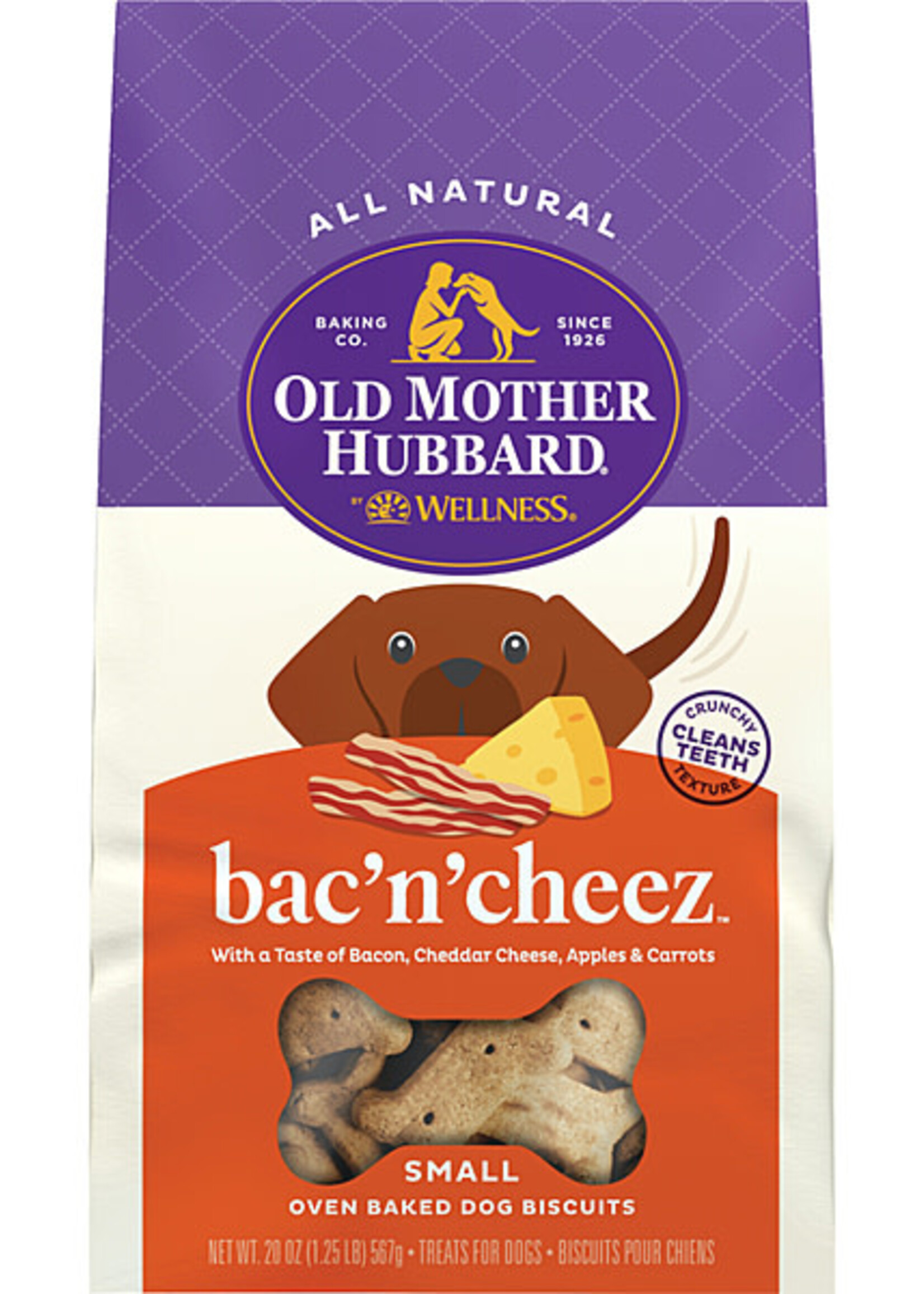 Old Mother Hubbard OMH Classic Oven Baked Bac N'Cheez Small 20OZ