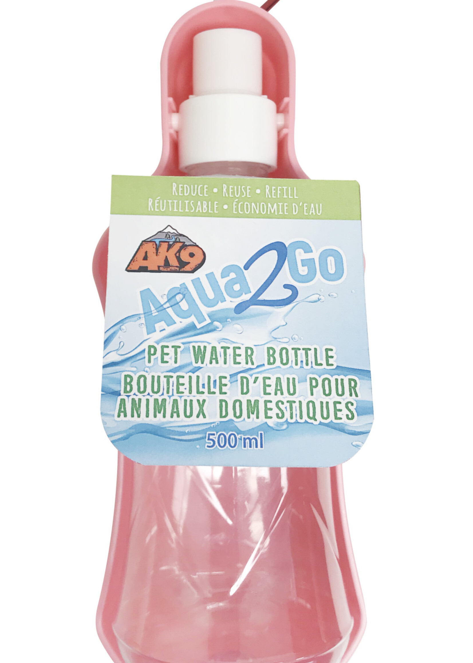 AK-9 AK-9 Aqua2go Portable Pet Water Bottle/Bowl – 500ml