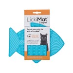 LickiMat LickiMat Classic Casper - Cat - 8.5x6.25in, Turquoise