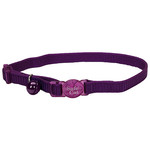 Coastal Safe Breakaway Collar Purple 8-12x3/8" | Cat
