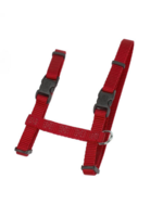 Coastal Figure H Adjustable Harness Red 10-18x3/8" Cat