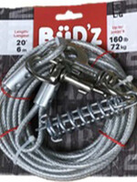 Budz BUDZ 20' Tie Out with Spring - up to 160lbs