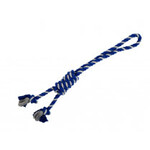 Budz BUDZ Dog Toy Rope Dble LoopNNoose Knot GRAY and BLUE 27.5"