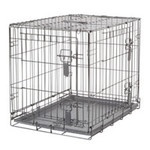 Dogit Two Door Wire Home Crates with divider - Small - 61 x 45 x 51 cm (24 x 17.5 x 20 in)