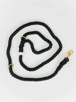 DexyPaws Dexypaws Cotton Rope Dog Leash Black