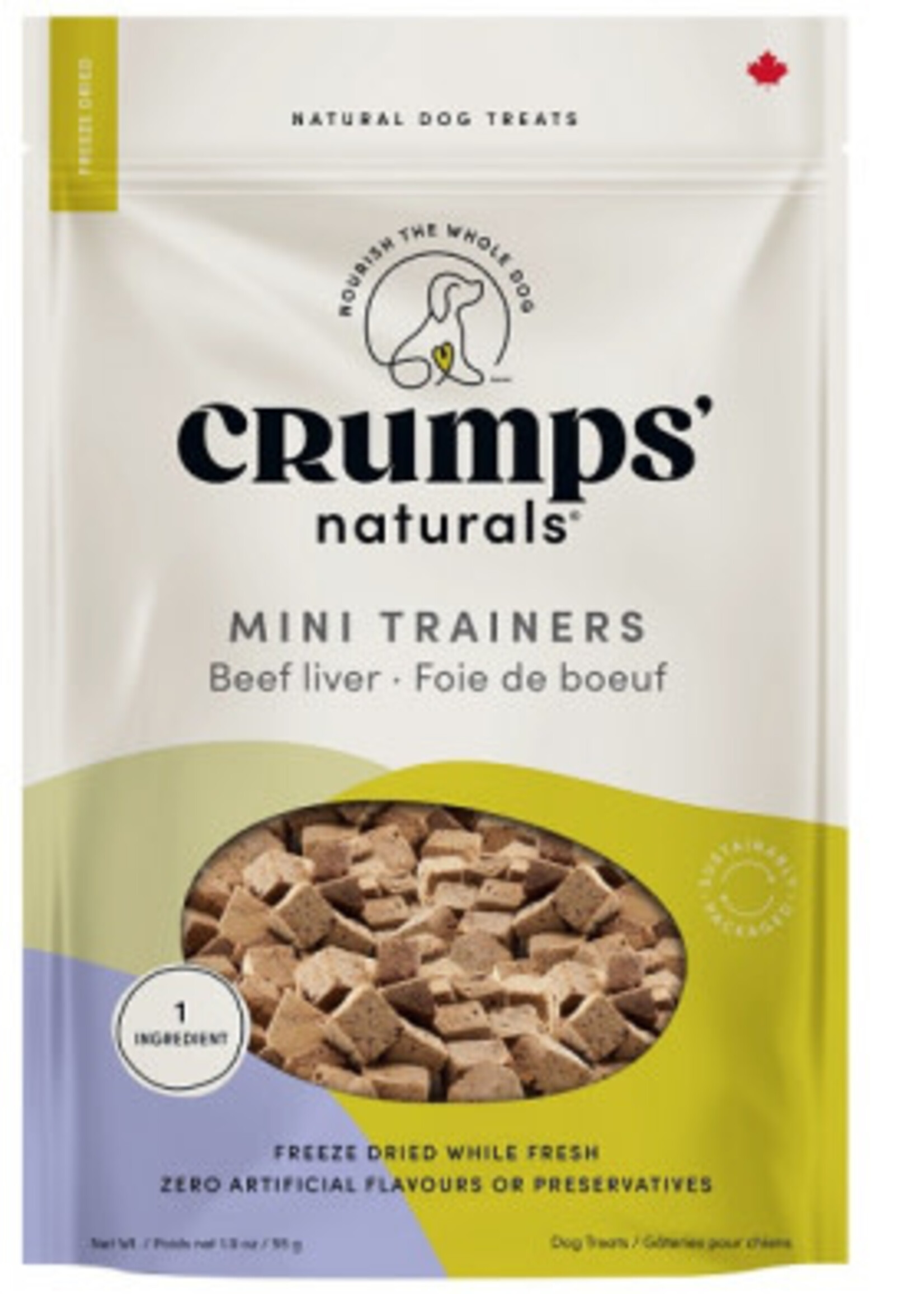 Crumps Crumps Mini Trainers Freeze Dried Beef Liver 1.76oz
