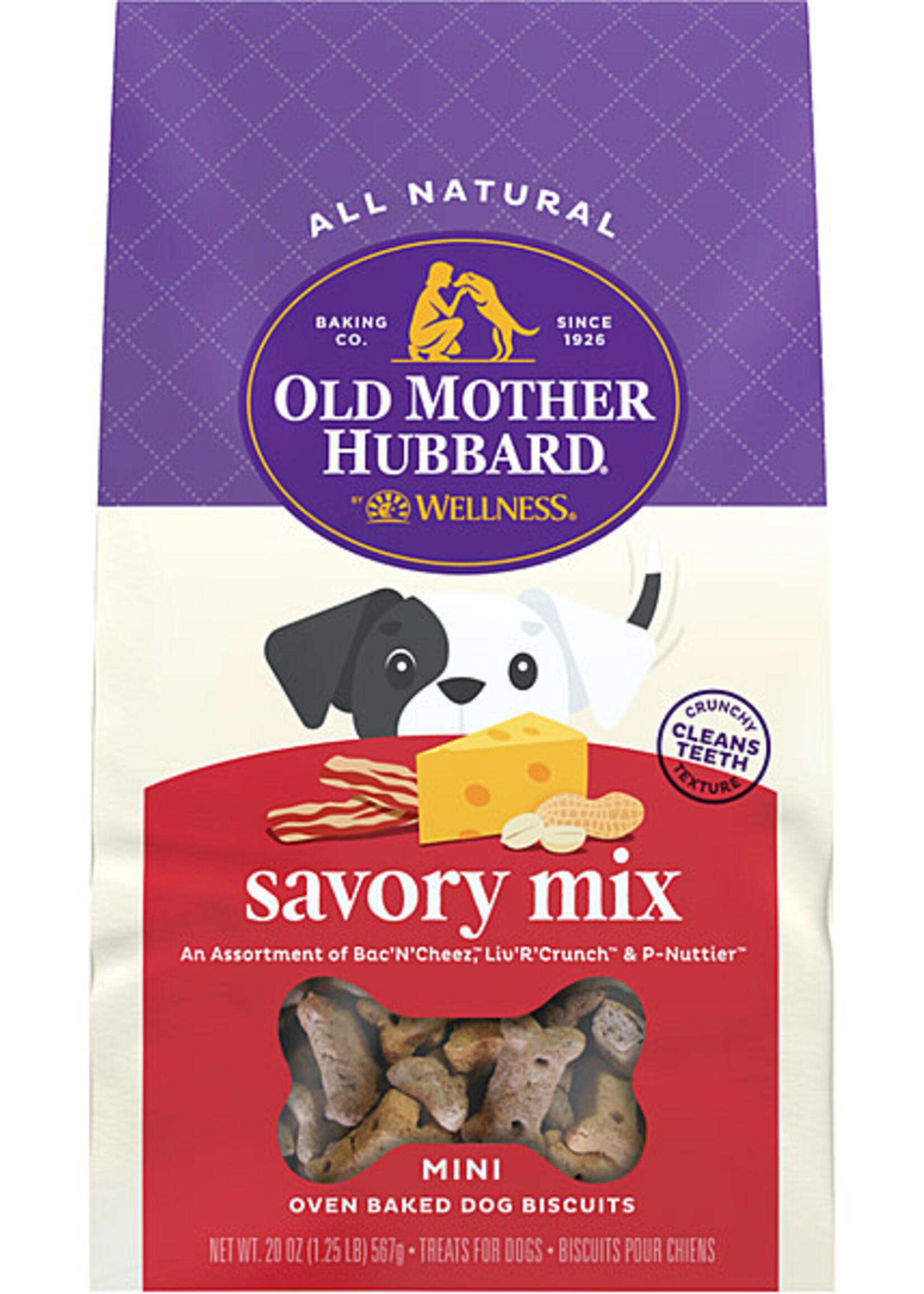Old Mother Hubbard OMH - Classic Oven Baked Extra Tasty Asst | Mini 20OZ