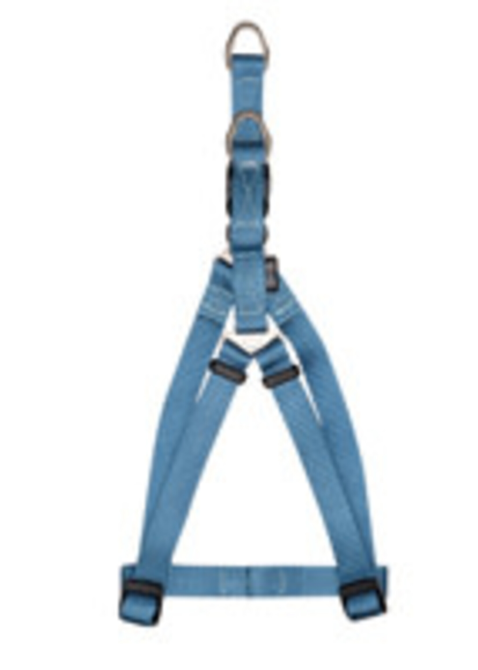 Zeus Zeus Nylon Step-In Dog Harness - Denim Blue - Medium - 1.5 cm x 44 cm-55 cm (1/2in x 17in-22in)