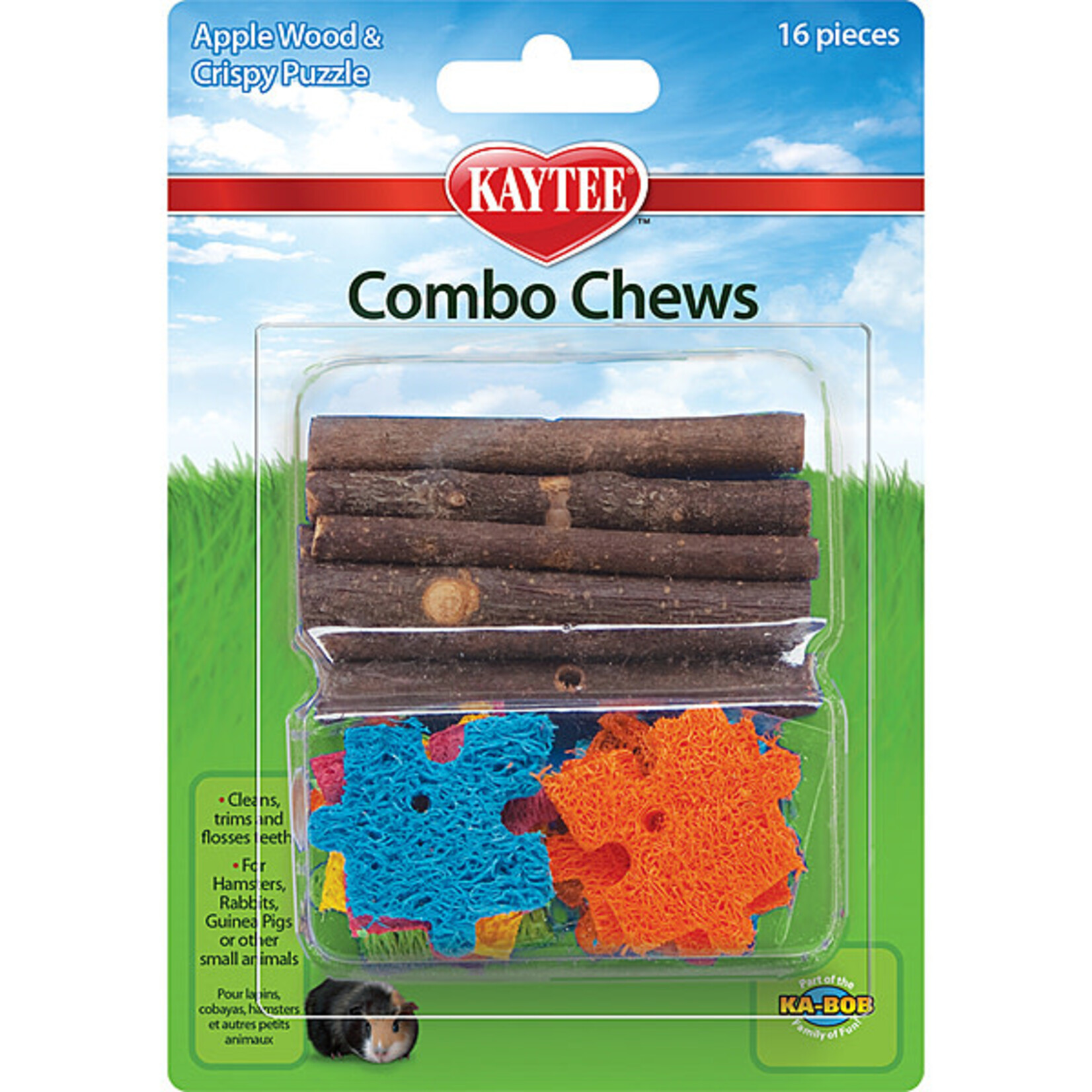 KAYTEE Combo Chew Apple Sticks & Puzzle Piece