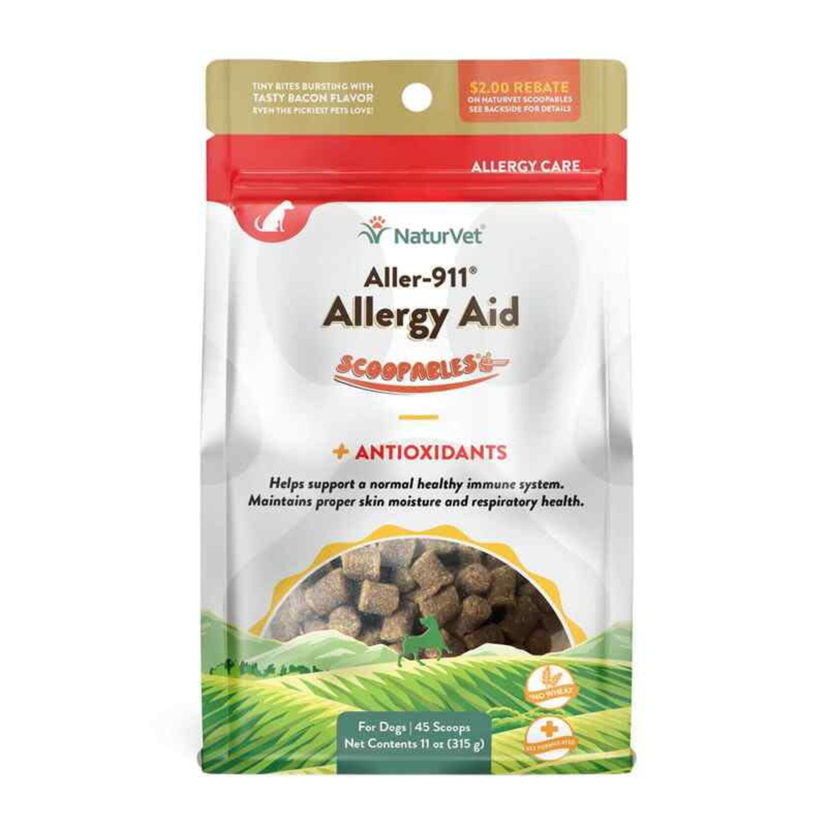NaturVet Scoopables Allergy Aid Dog 11oz (Bag)