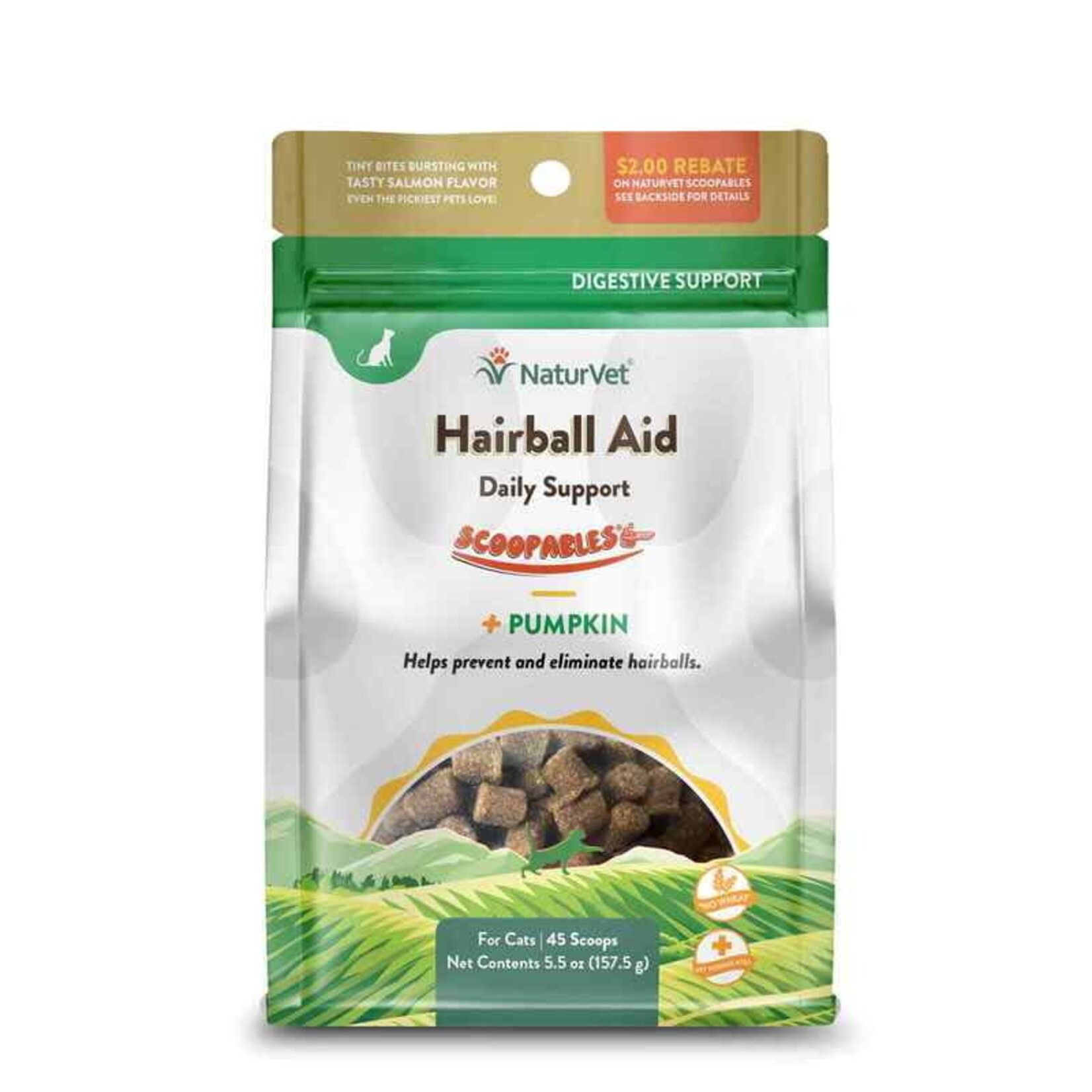 NaturVet Scoopables Hairball Aid Cat 5.5oz (Bag)