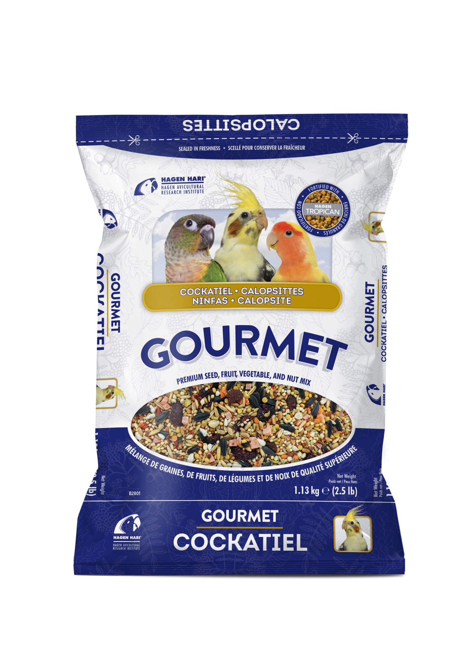 Hari HARI Gourmet Premium Seed Mix For Cockatiels - 1.13 kg (2.5 lb)