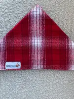 DexyPaws Holiday Flannel Bandana