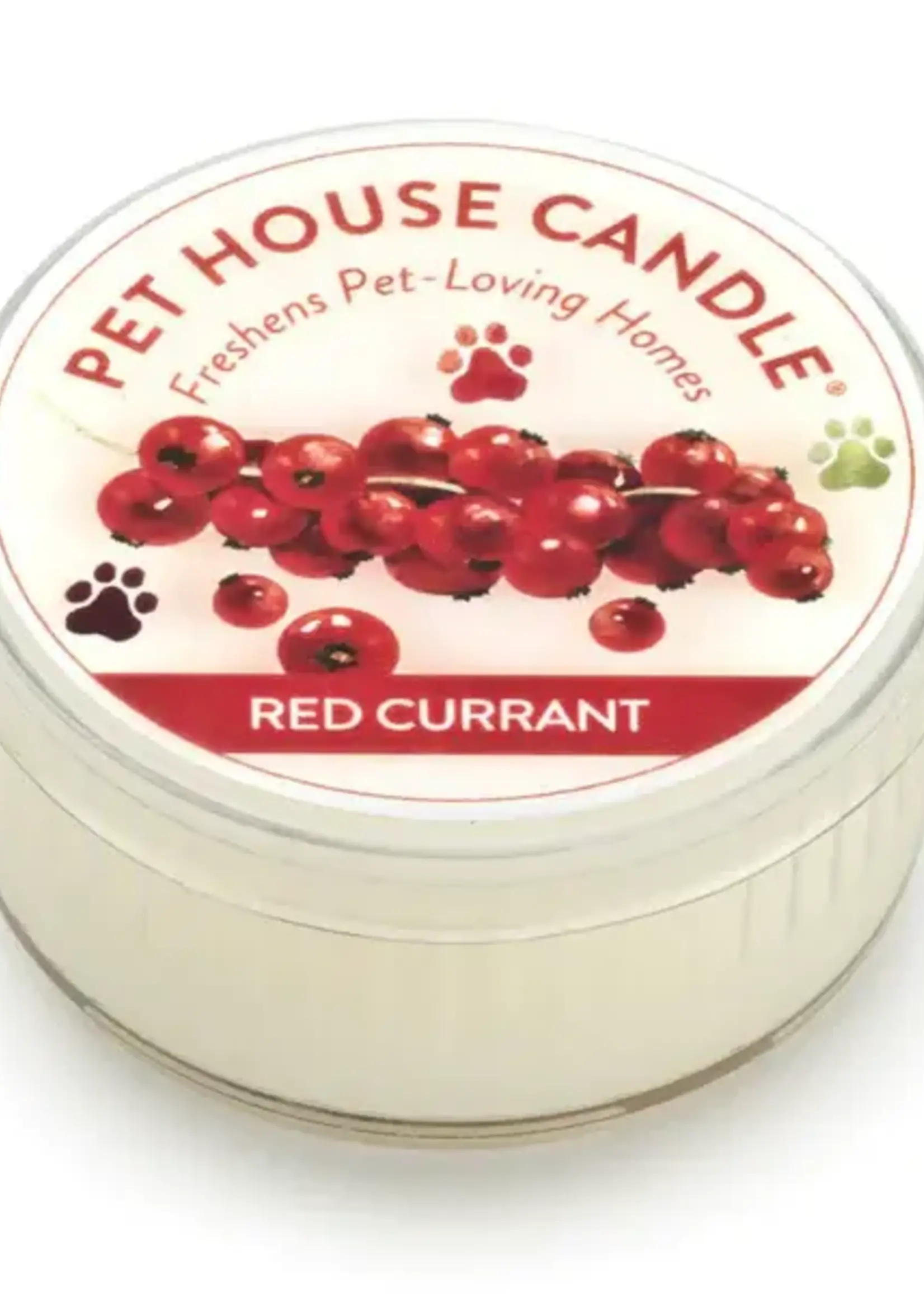 Pet House by One Fur All Red Currant  Mini Candle 1.5 oz